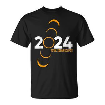 Eclipse 2024 Total Solar Eclipse Astronomy Moon Sun T-Shirt - Seseable