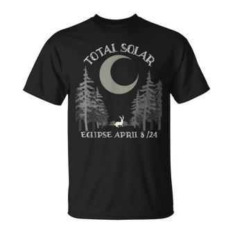 Eclipse 2024 Totality Path Us Total Solar Eclipse 2024 T-Shirt - Monsterry