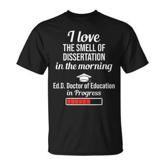 Edd Doctor Of Education Dissertation Doctorate Graduation T-Shirt - Monsterry