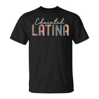 Educated Latina Proud Graduate Latinas Pride Graduation T-Shirt - Monsterry