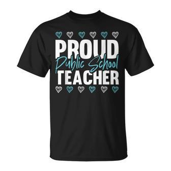 Education Proud Public School Teacher Job Profession T-Shirt - Monsterry DE