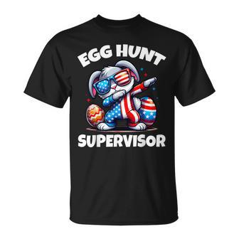 Egg Hunt Supervisor Boys Toddler Easter 2024 Family Matching T-Shirt - Monsterry