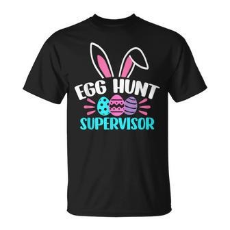 Egg Hunt Supervisor Happy Easter Day Egg Hunt Squad T-Shirt - Monsterry UK