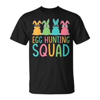 Egg Hunting Squad Crew Family Happy Easter Bunny T-Shirt | Mazezy