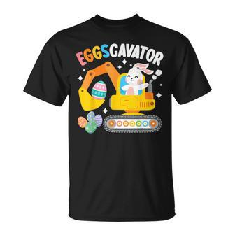 Eggscavator Easter Egg Hunt Construction Truck Toddler Boys T-Shirt - Thegiftio UK