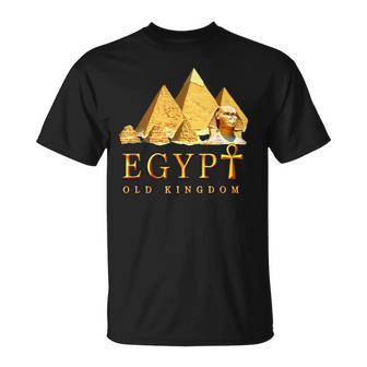 Egipto Antiguo Reino Pirámides Faraón Antiguo Egipcio Tut Ankh Camiseta unisex - Regaloses