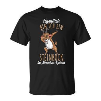 Eigentlich Bin Ich Ein Steinbock Kostüm T-Shirt - Seseable