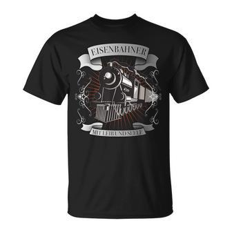 Eisenbahner-Motiv T-Shirt, Lokomotive Leib und Seele Design - Seseable