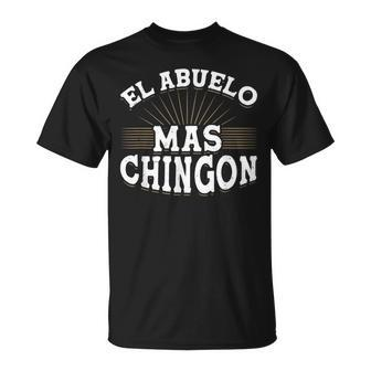 El Abuelo Mas Chingon Abuelo Announcement In Spanish Grandpa T-Shirt - Monsterry DE