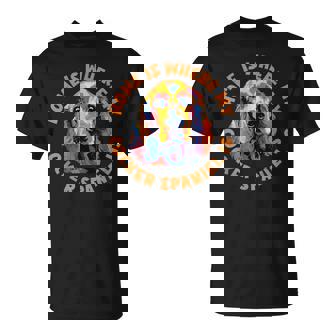 El Hogar Es Donde Mi Cocker Spaniel Es Cocker Spaniel Camiseta unisex - Regaloses