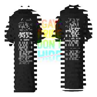 El Orgullo Gay No Esconde El Orgullo Gay Camiseta unisex - Regaloses