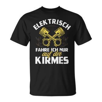 Elektrisch Fahren Wir Nur Auf Der Kirmes I Love Co2 T-Shirt - Geschenkecke