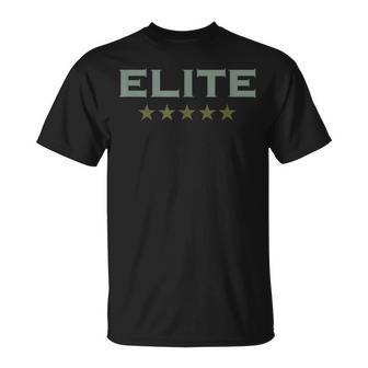 Elite Team 5 Sterne Security Sieger Gewinner Superheld Beste T-Shirt - Geschenkecke