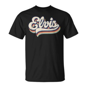 Elvis Name Nickname Alias 70S 80S Retro T-Shirt - Seseable