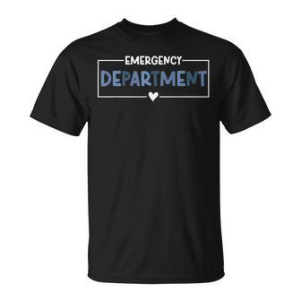 Emergency Department Emergency Room Healthcare Nursing Er T-Shirt - Monsterry AU