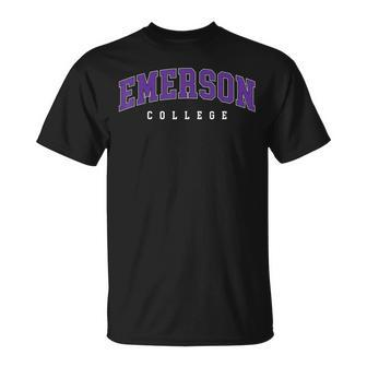 Emerson College Retro Women T-Shirt | Mazezy