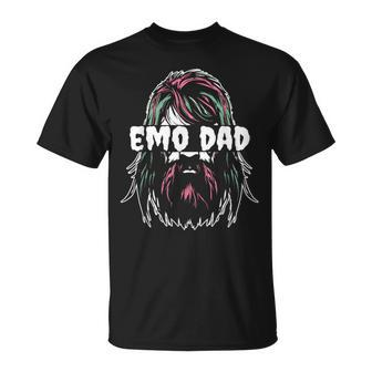 Emo Dad Father Goth 00'S Punk Rock 2000S Gothic Emo Dad T-Shirt - Monsterry AU