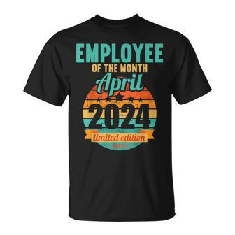 Employee Of The Month April 2024 T-Shirt - Monsterry CA