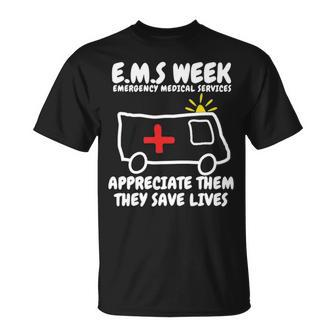 Ems For Emts T-Shirt | Mazezy