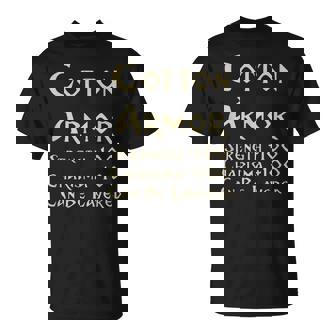 En Coton Armure Statistiques Drôles D'équipement De Jeu Rpg T-Shirt - Cadeauxyz