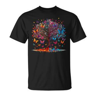 Enchanted Butterfly Tree T-Shirt - Monsterry DE