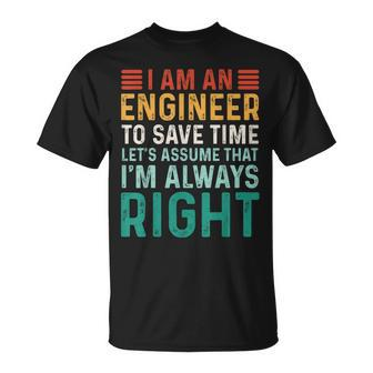 I Am An Engineer Engineer Engineering For Women T-Shirt - Thegiftio UK