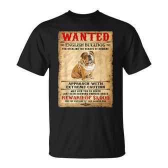 English Bulldog Dog Lover T T-Shirt - Monsterry