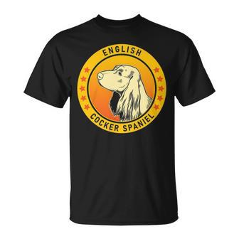 English Cocker Spaniel Dog Lover T-Shirt | Mazezy