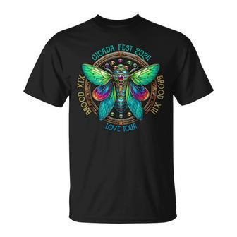 Entomology Cicada Fest 2024 Broods Xix & Xiii Love Tour T-Shirt - Monsterry UK