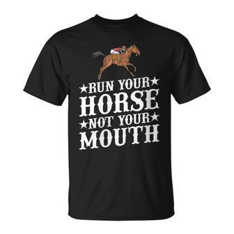 Equestrian Jockey Quarter Horse Racing T-Shirt - Monsterry CA