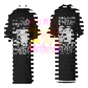 Es Mi Cumpleaños Chica Cerdo 2 Años De Edad Niñas Cerdo Camiseta unisex - Regaloses