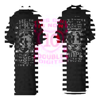 Es Mi De Cumpleaños Número 10 Esta Chica Tiene Ahora 10 Años Camiseta unisex - Regaloses