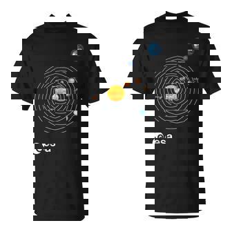 Esa Sistema Solar Planetas Camiseta unisex - Regaloses