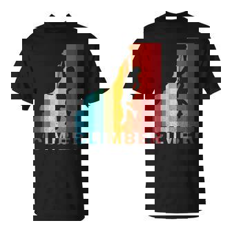 Escaladorintage Escalada En Roca Escaladores De Montaña Boulder Camiseta unisex - Regaloses