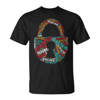 Escape Room Master Puzzle Game Escaping Crew Team T-Shirt - Monsterry