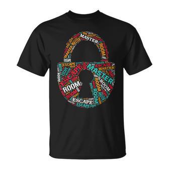 Escape Room Master Puzzle Game Escaping Crew Team T-Shirt - Monsterry DE