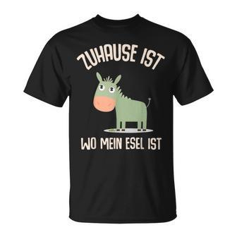 Esel Landwirt Bauer Bauernhof Stall Spruch Lustig Geschenk T-Shirt - Seseable