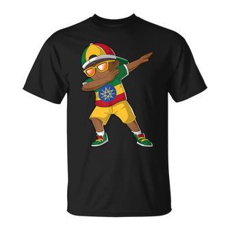 Ethiopian Boy Ethiopia Kid Patriotism Roots Heritage T-Shirt - Monsterry UK