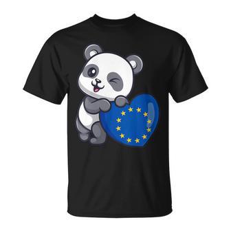 European Union Heart Pride European Union Flag Eu Souvenir T-Shirt - Monsterry AU