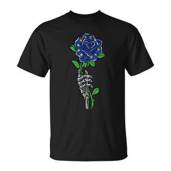 European Union Rose Pride European Union Flag Eu Souvenir T-Shirt - Monsterry UK