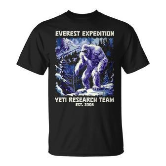 Graphic Everest Expedition Yeti Research Team Animal T-Shirt - Monsterry CA