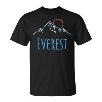 Everest Mountain Climbers Retro Hiking Novelty T-Shirt - Thegiftio UK