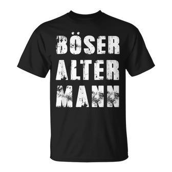 Evil Old Man  Idea For Men T-Shirt - Seseable