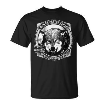 Evil Wolf In Sheep's Fur Dein Fehlunterschätzen Your Fault T-Shirt - Seseable