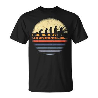 Evolution Drums Sunrise Drummer T-Shirt | Mazezy
