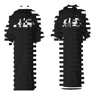 Evolution Motorcycle I Bike Chopper Motorcycle T-Shirt - Monsterry