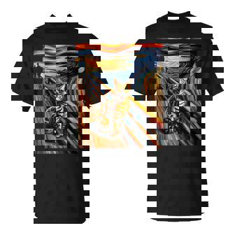 Expressionist Artsy Bengal Cat Artistic Bengal Cat T-Shirt - Thegiftio