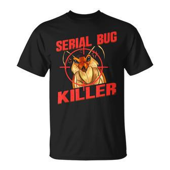 Exterminator Pest Controller Mice Or Bed Bug Killer T-Shirt - Monsterry DE