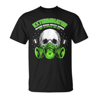 Exterminator For Pest Controller Profession T-Shirt - Monsterry UK