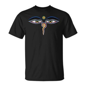 Eyes Of Buddha T-Shirt - Seseable